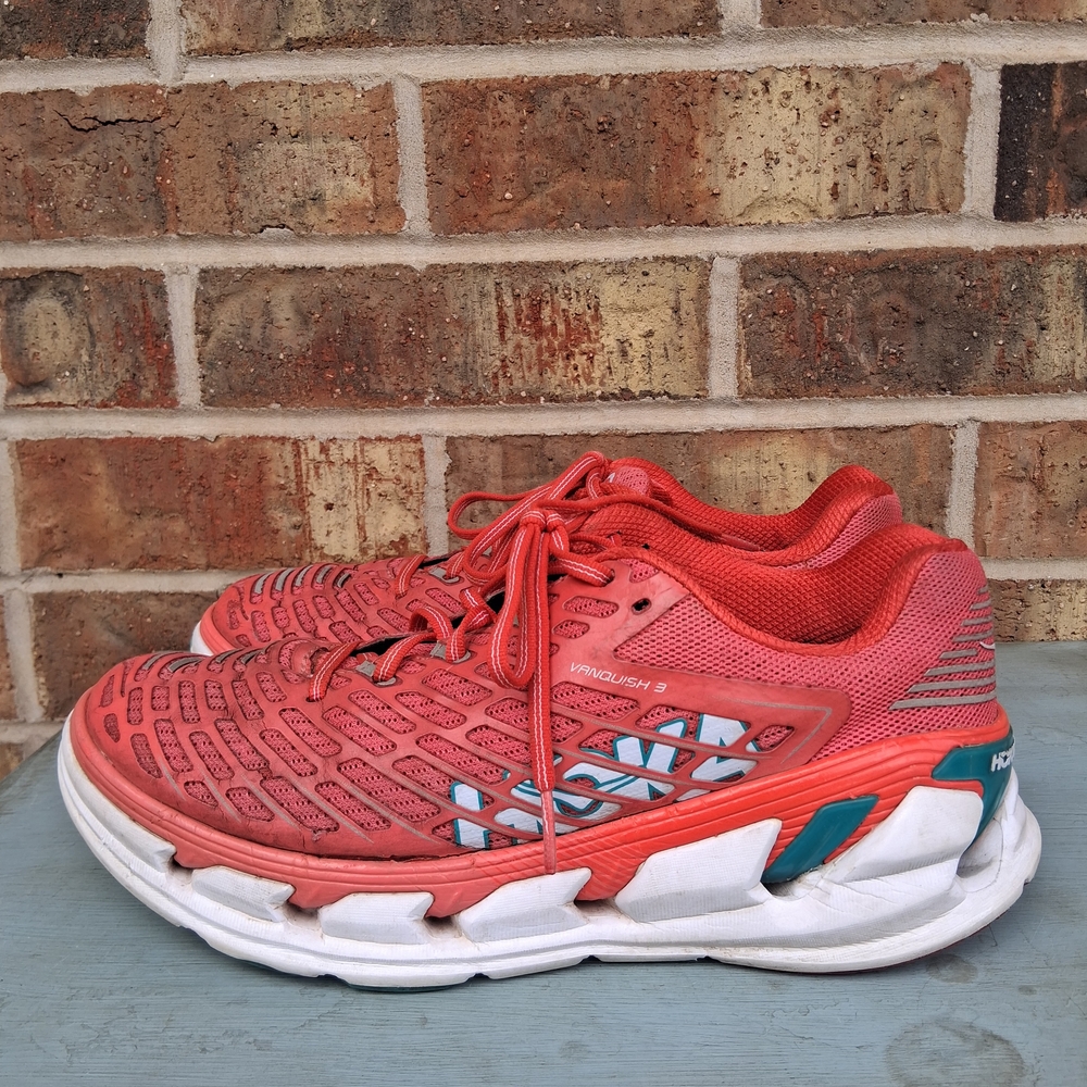 HOKA ONE ONE Vanquish 3 Running Shoes Women’s 8 Dewberry Grenadine Max Cushion - Picture 5 of 16